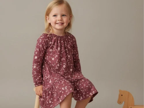 Soft Gallery kjole Alma oxblood red flowery